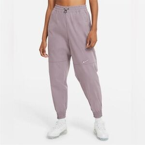 Nike Swoosh Lilac Joggers - Athleisure Sporty Streetwear - Size S